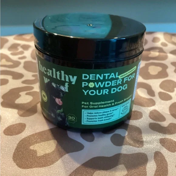 Healthy Woof Dog Dental Cleaning Powder w Bone Broth - BRAND NEW ! 30 Servings - Picture 2 of 5